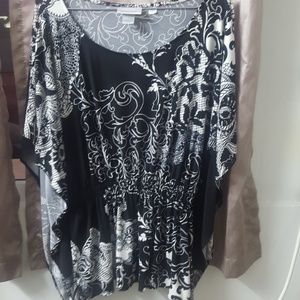 Poncho style blouse from Avenue